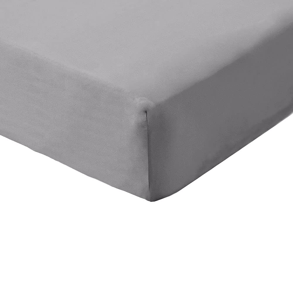 Amazon｜Treeflyheart ボックスシーツ セミファミリー・グレー 吸水速